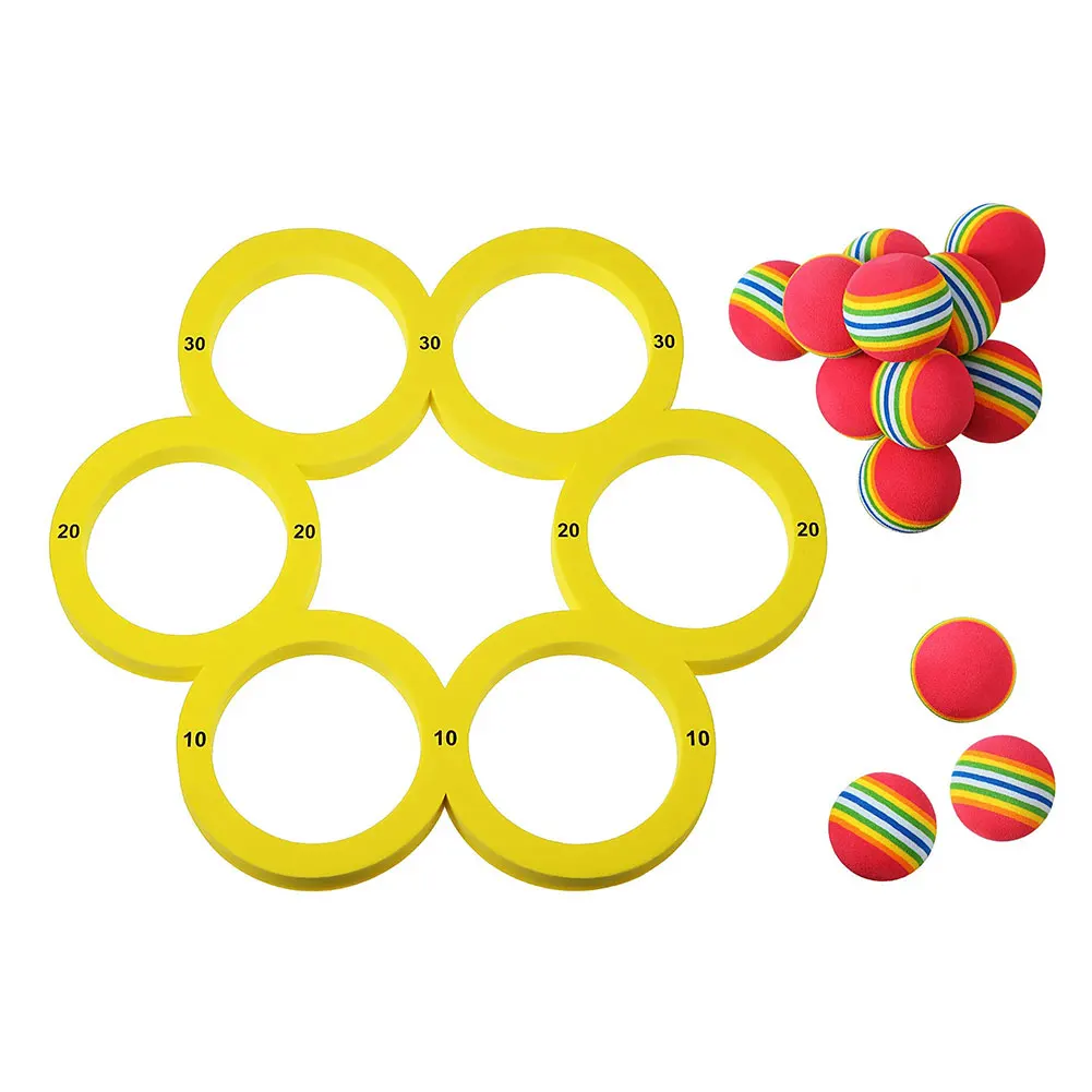 Pool Games Set with 10 Balls Water Sports Pool Floating Throwing Games for Kids Adults Swimming Pool Water Game - Image 5