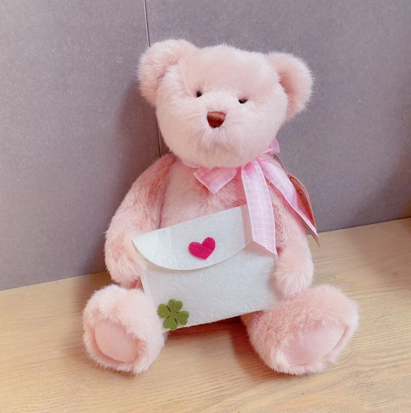 

Plush teddy bear plush stuffed toys with Hold envelope plush joint teddy bear doll kids toys girl birthday gift cute home decor