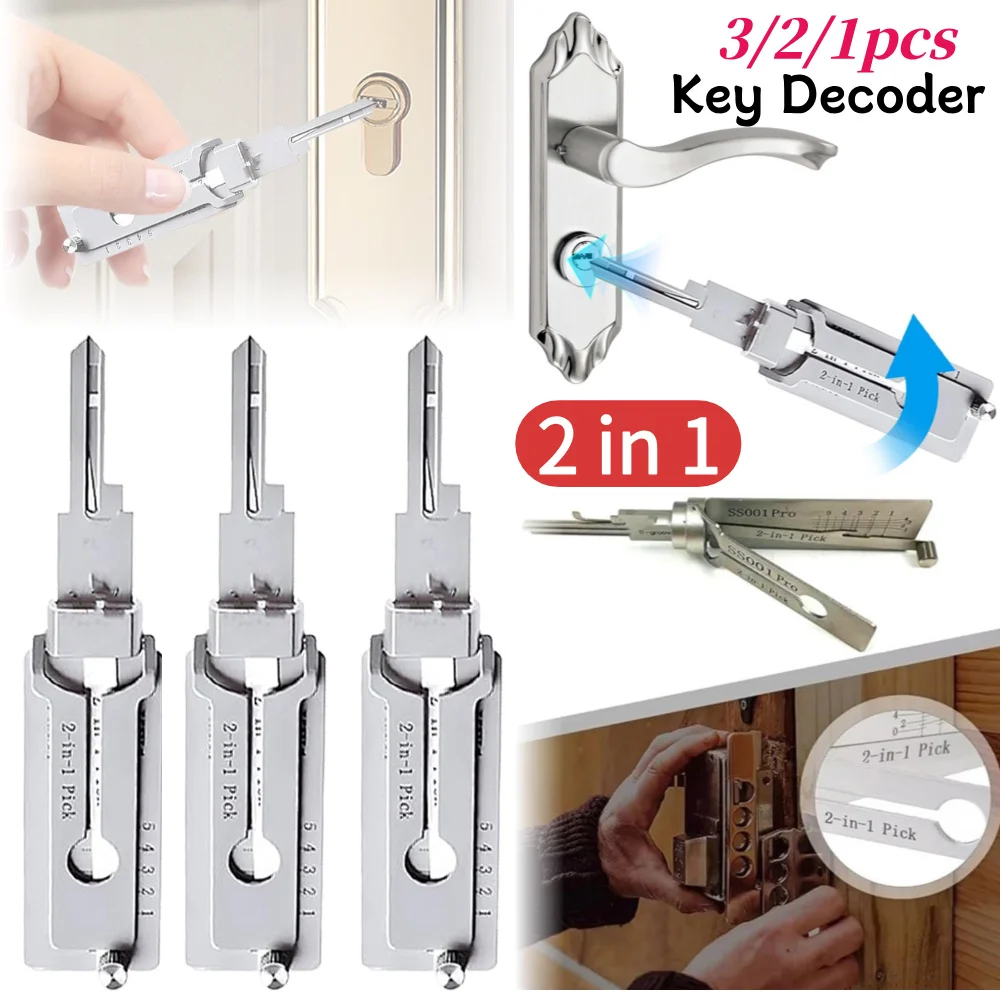 

3-1 шт., декодер для ключей из нержавеющей стали, уплотнительное кольцо, комплект звукоснимателей, крючок, ручной инструмент, ремонтный комплект для обслуживания