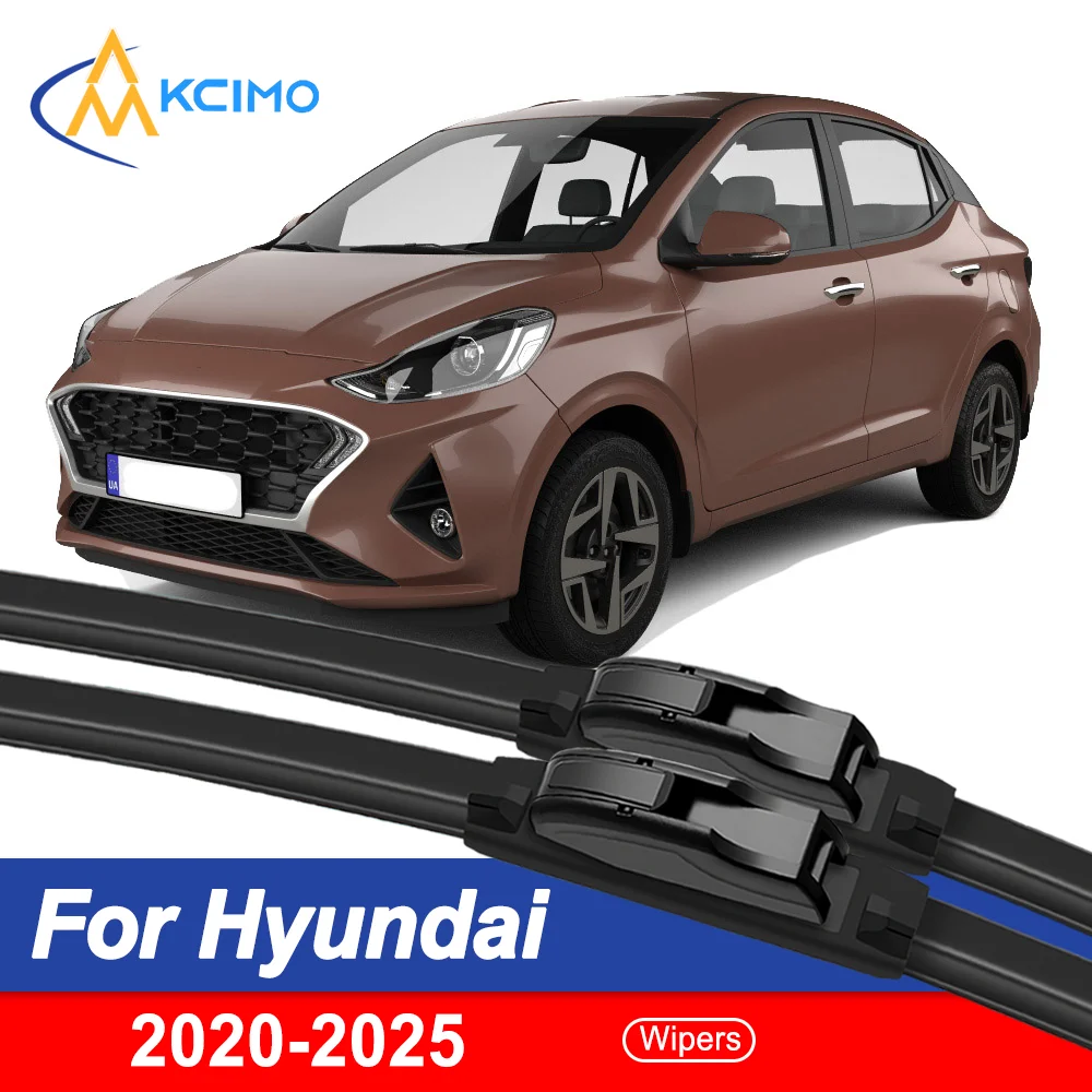 

Drive Confidently 2PCS Premium Wiper Blades for Hyundai Aura AI3 2020-2025 All-Season Clarity Strong Frame Smooth Wipe