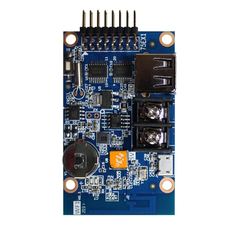 Controlador Full Color Module, WF1 Board, LED para Painel Digital Matrix, P3, P4, P5, P10