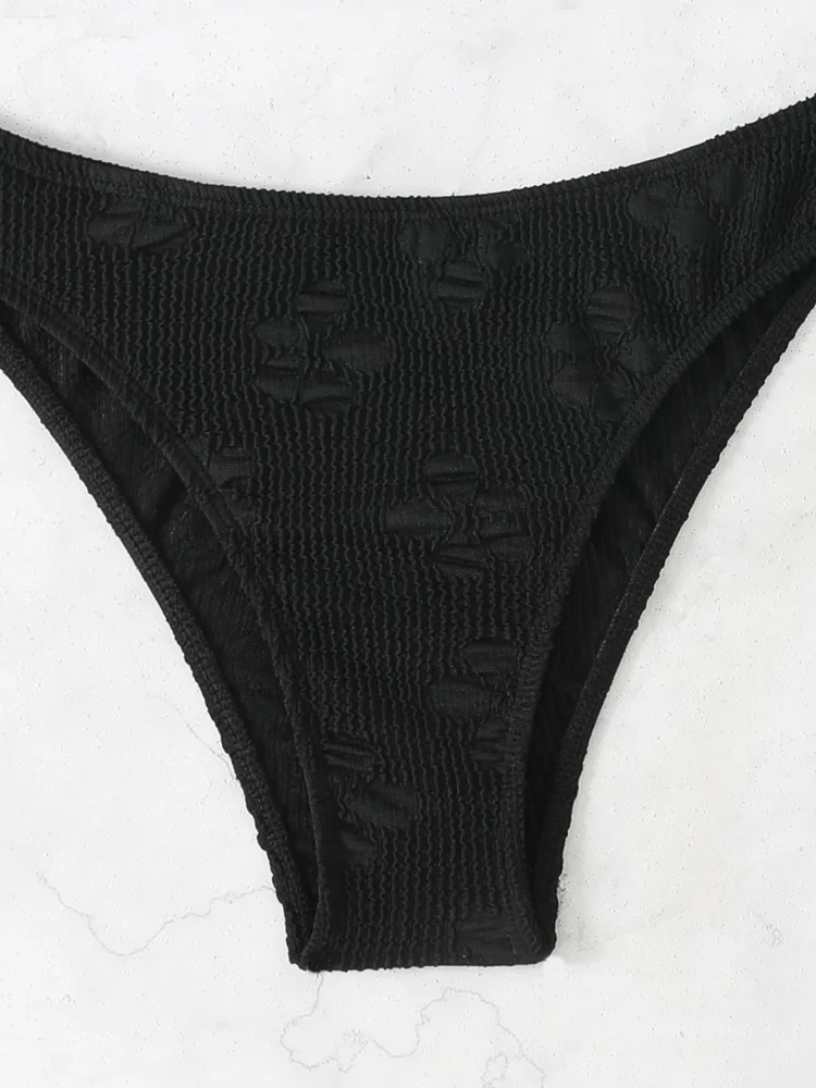 ビキニ女性水着 2025 新黒バンドービキニセットセクシーなハイウエスト水着夏ツーピースビーチウェア水着女性