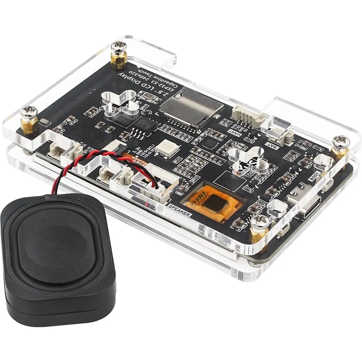 AA80 For ES3C28P ILI9341V Development Board Acrylic Case 2.8 Inch Intelligent Screen Clear Protective Case Fixed Bracket