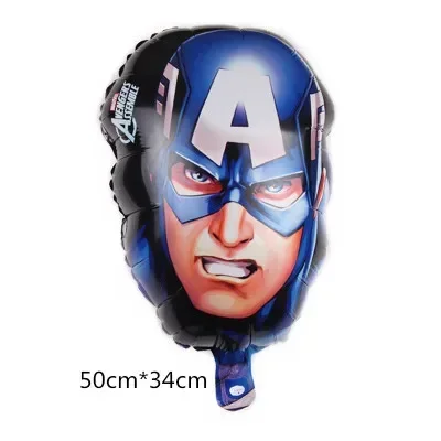 Cartoon Marvel Foil Balloons set SpiderMan Iron Man Captain America Balloon Baby Shower Kids Birthday Party Decorations balloons