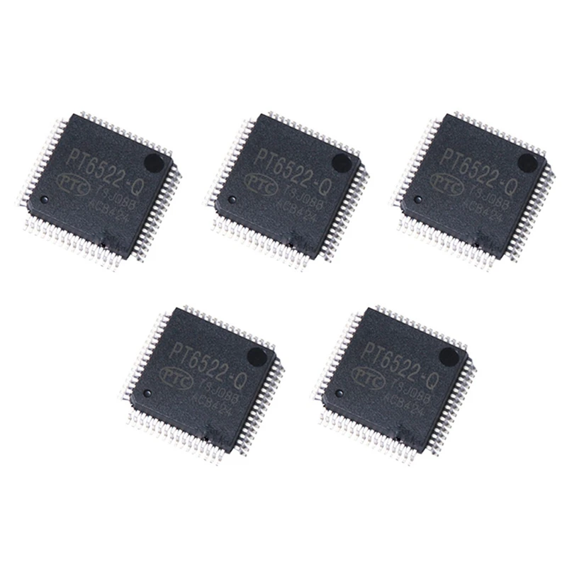 5X PT6522-Q Auto IC Chip Power Module Speedometer Black Screen Repair Chip For Mazda 2 3 6 CX5 CX-5 CX30 CX-30