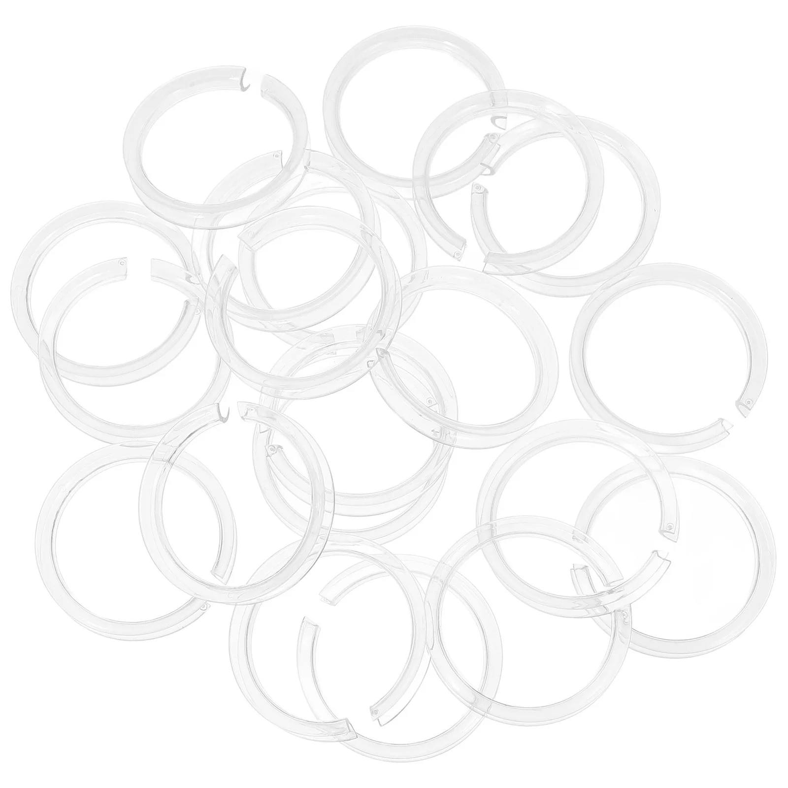 

20Pcs Bead Bracelet Display Rack Clear Acrylic Organizer for Jewelry Display and Storage Wrist Chain Holder Loop Space Saving