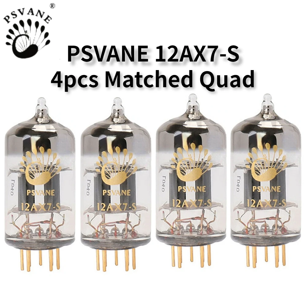 PSVANE Vacuum Tube ECC83 12AX7 12AU7 ECC82 ECC81 12AT7 EL84 Electronic Precision Matching Amplifier High Fidelity Matched Quad