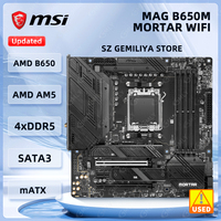MSI B650M Motherboard MAG B650M MORTAR WIFI Socket AM5  DDR5 256GB M.2 NVMe Micro ATX  support Ryzen 9 7950X 8700G 7700 cpu