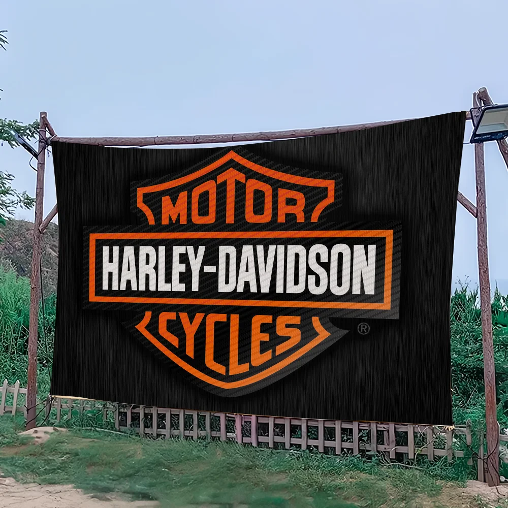 Cool H-Harley D-Davidson flag For Picnic Party Art Home Decoration Outdoor Camping Banner