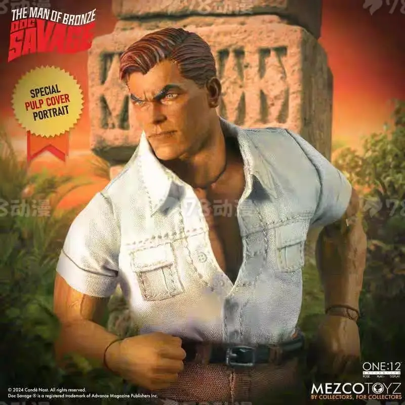 Mezco Toyz Authentic 1/12 Scale Series, Dr. Savage - Dr. Savage, Finished Movable Model Toy