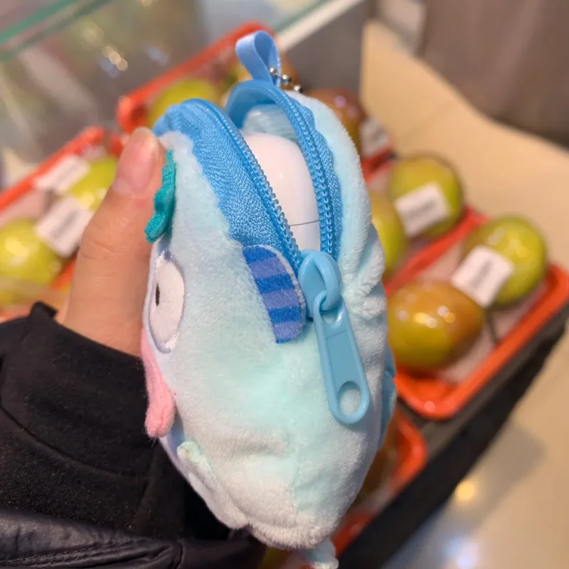 Sanrio Kawaii Hangydon Wallet Cute Monster Series Cartoon Anime Earphone Bag Small Pendant Anime Girl Festival Gift