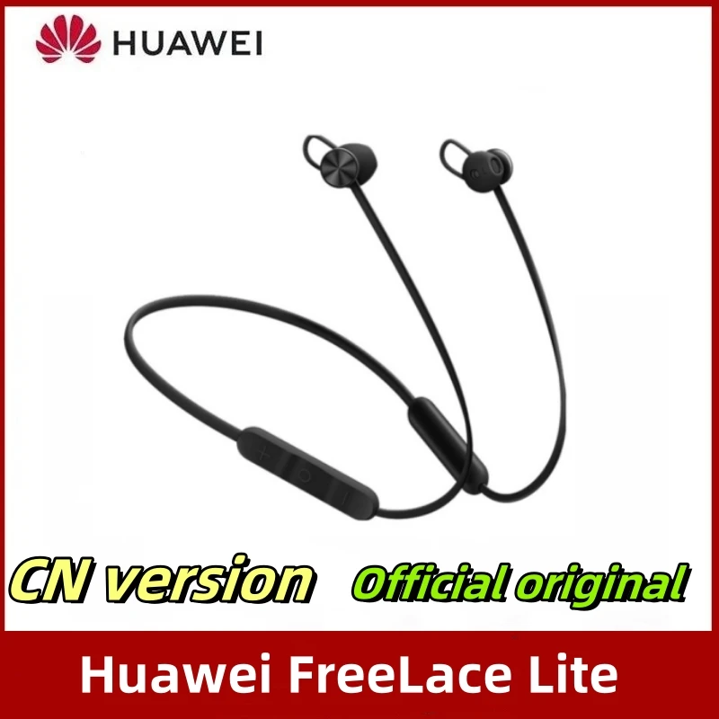 Official Huawei FreeLace Lite Neck-hung Bluetooth Headset Noise Reduction Semi-Ear Neck-hung Running Game Original