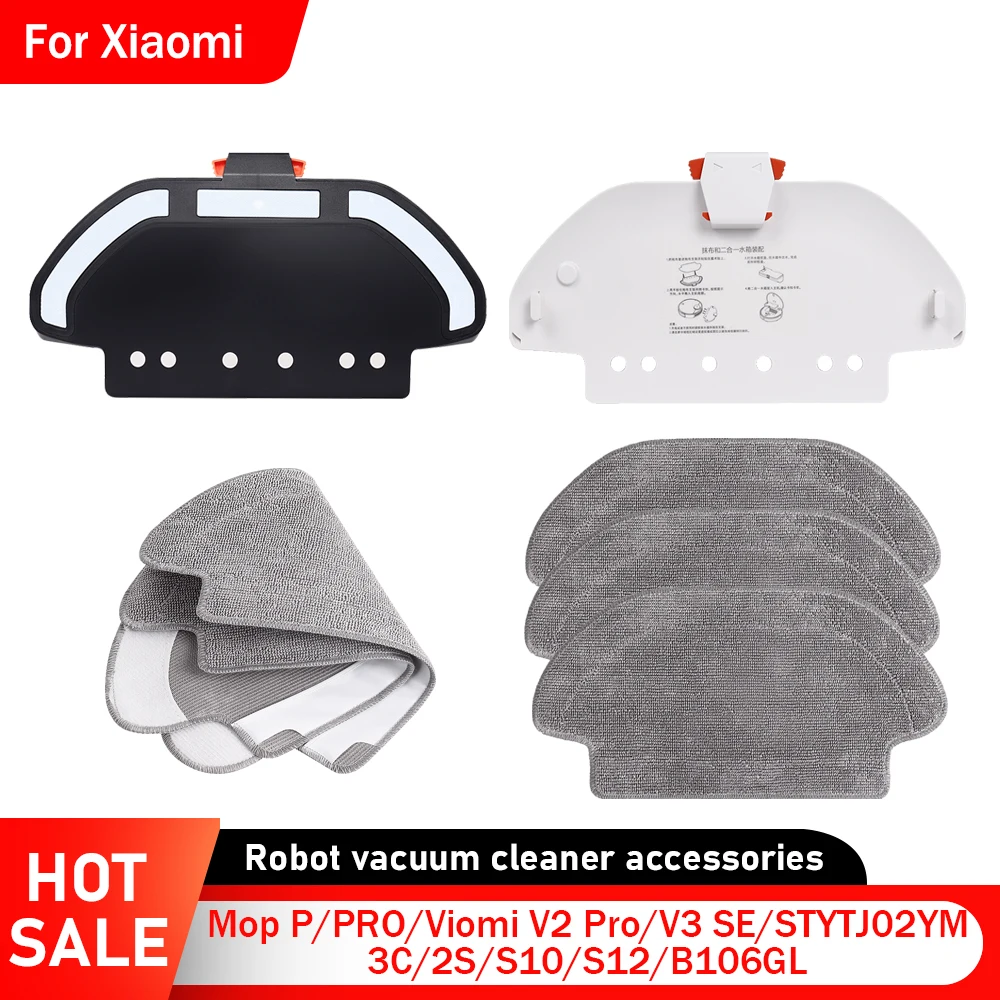Soporte para Paños de Mopa para Aspiradora Xiaomi Vacuum-Mop P/PRO/STYTJ02YM/3C/2S/S10/S12/B106GL, para Viomi V2 Pro/V3 SE