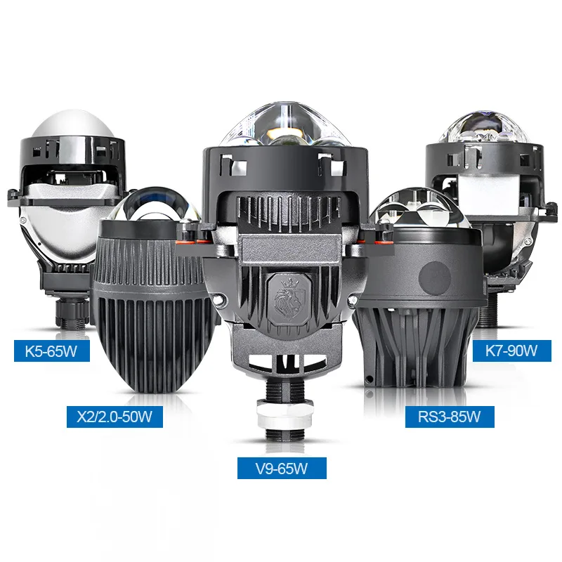 

2.5/3-дюймовые Bi-LED противотуманные фары с лазерной линзой и кольцом «Ангельские глазки», двойная линза, подключение Plug and Play, H4 H7, мощные автомобильные светодиодные лампы