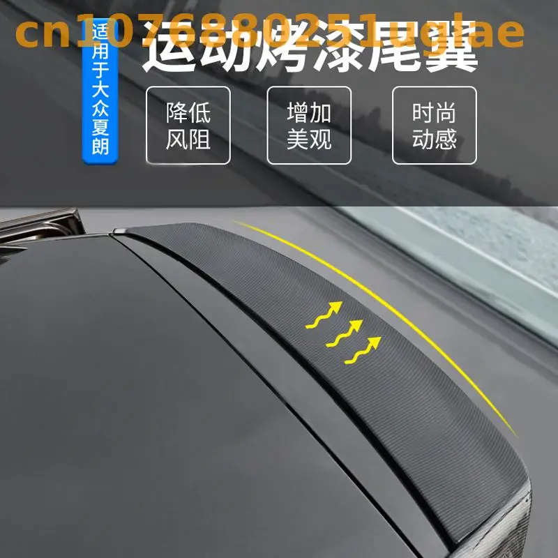 For Volkswagen Sharan 2012 2013 2014 2015 2016 2017 2018 2019 2020 Car Rear Spoiler Abs Paint Car Fixed Tail car assecories