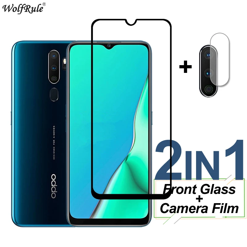 

Screen Protector For OPPO A5 2020 Glass A35 A15 A15S A53 A32 A33 A53S A9 2020 Tempered Glass Protective Phone Camera Lens Film