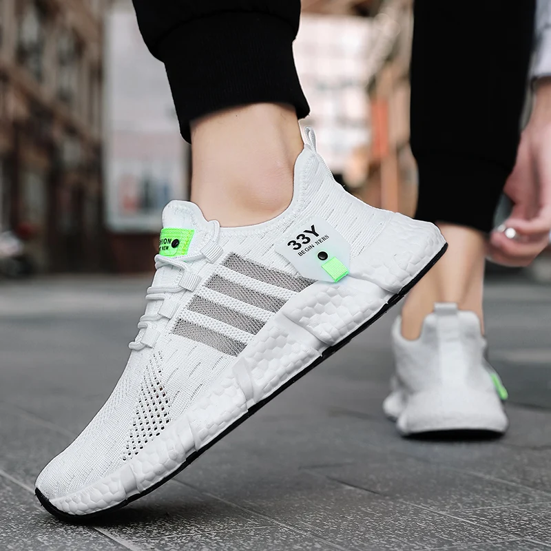 High Quality Summer Men Shoes Comfortable Sneakers Breathable Running Shoes for Men Mesh Tennis Sport Shoes image 4