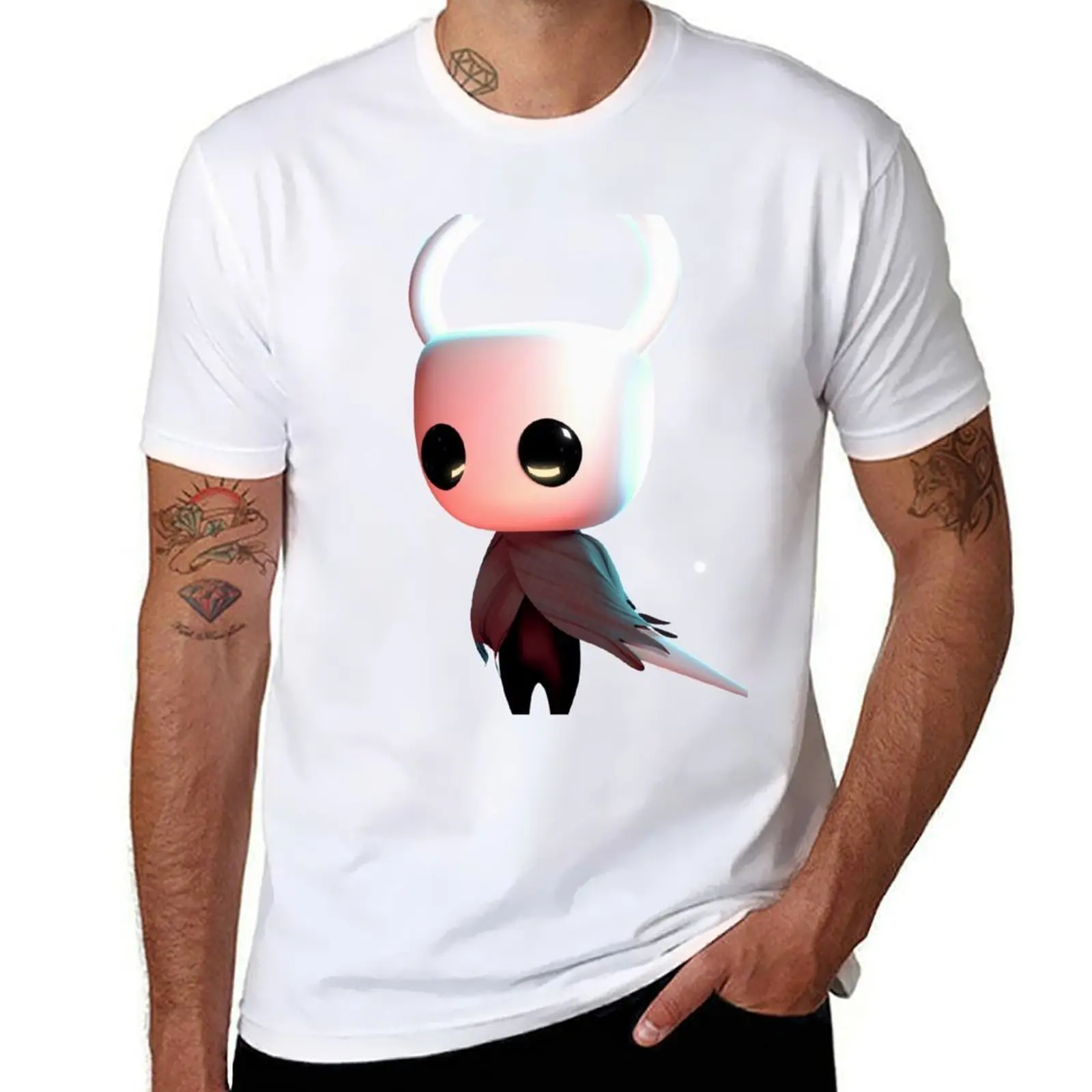 

Hollow knight art T-Shirt men t shirt cotton 100% funny t shirts dark humor T-Shirt