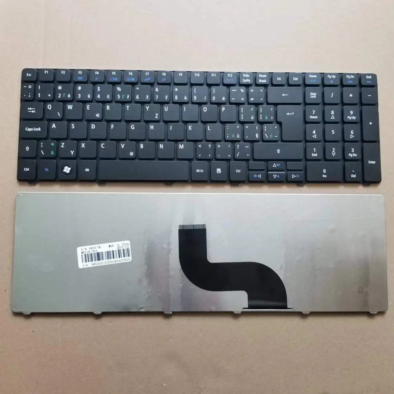 

Новая чешская клавиатура CZ для Acer Aspire 5810 5810T 5742 5551 7551 5536 5738 5740 5741 5742 5742G 5251 5349 5733 Черный