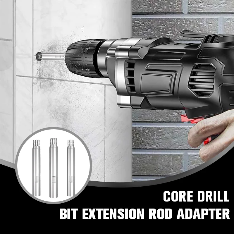 150-500 мм удлинитель с алмазным сердечником M22, шатун с резьбой для адаптера буровой установки, электроинструменты