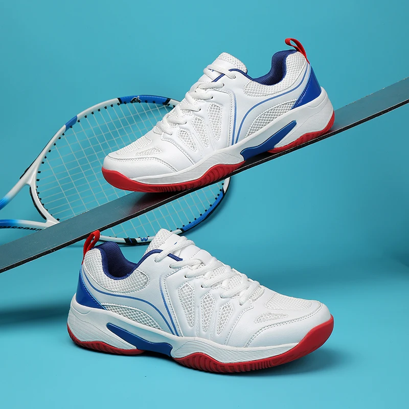New Men's Volleyball Shoes Outdoor Fitness Badminton Sports Shoes Mesh Breathable Tennis Shoes Indoor Sport Training Sneakers