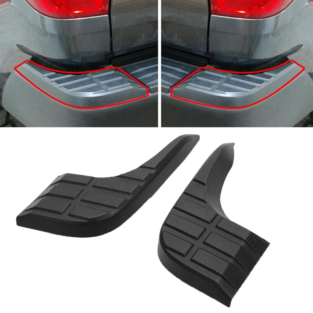 Car Rear Bumper Face Bar Step Pad For Toyota For Tundra 2014-2021 Black Bumper Pad Right Left Car Accessories