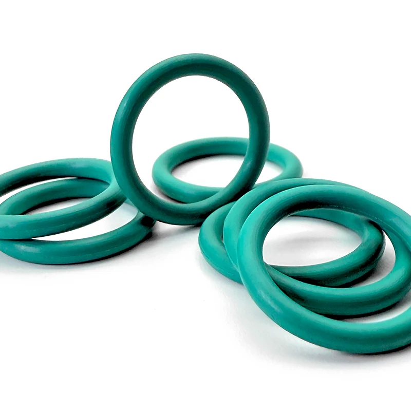 FKM O Ring CS 1.78mm ID 1.78-69.57mm Vitons Green Fluorine Rubber High Temp Corrosion Resistant Gasket For Fuel Pump Seal