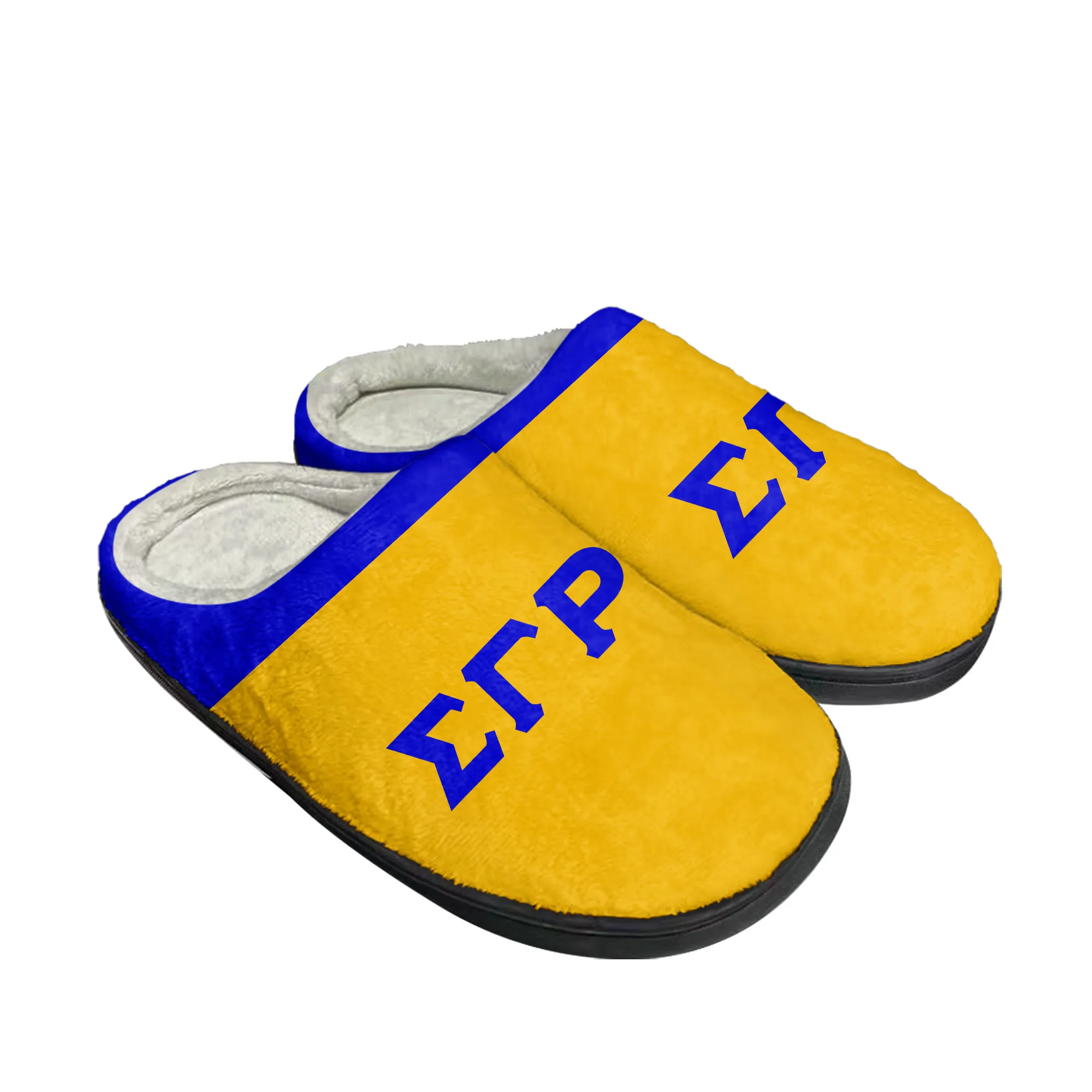 Rho Sorority ΣΓP 1922 Home Cotton Slippers Sigma Gamma Mens Womens Plush Bedroom Casual Keep Warm Shoes Slipper Customized Shoe