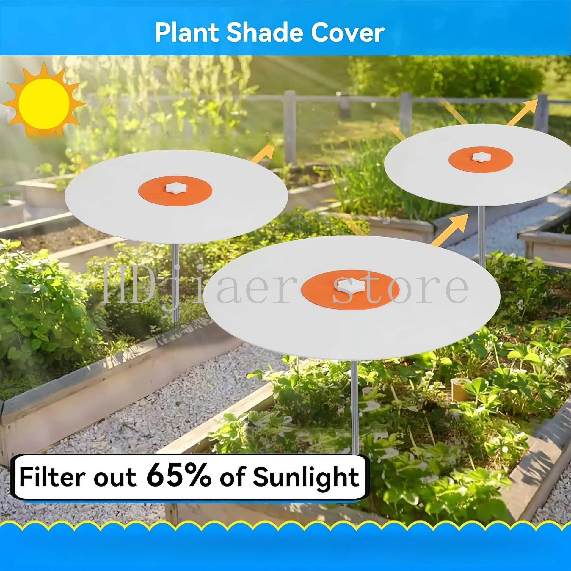 

Plant shade cover Garden Potted shade Disk net Umbrella