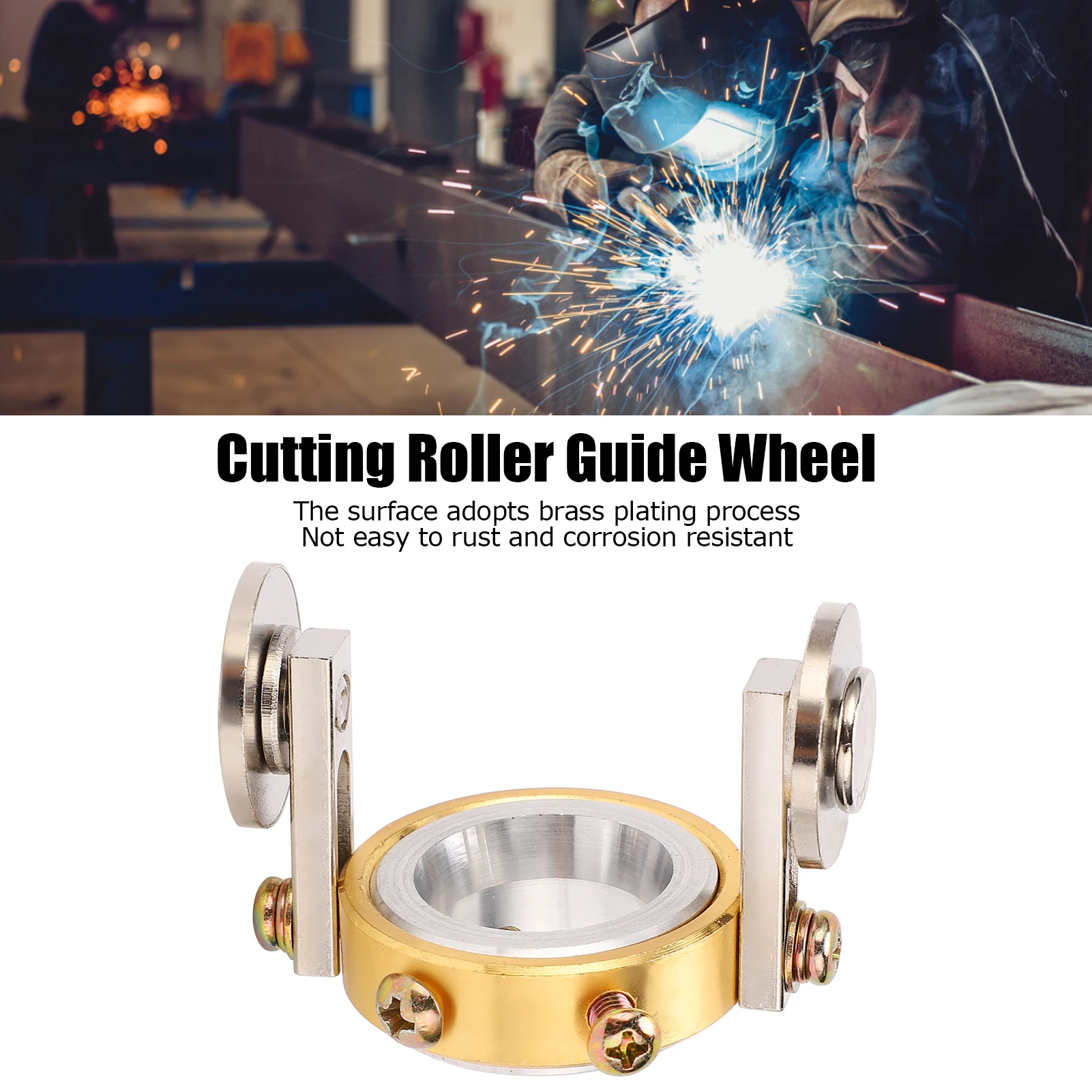 

Cutting Torches Guide Wheel Cutting Roller Guide Wheel Spacer High Speed Steel for Plasma Cutter 40A/PT31 22-45mm