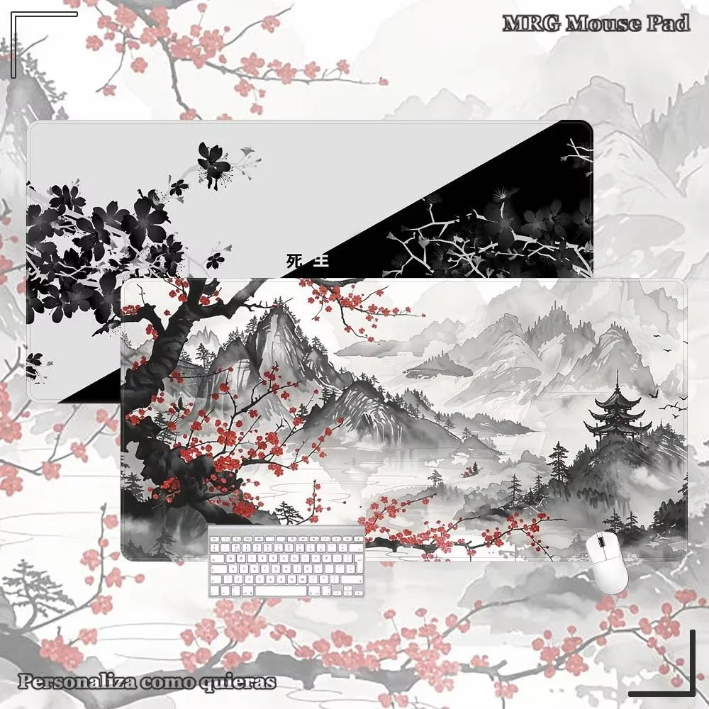 Mouse Mats in Mouse matsfor Japan computers Keyboard and mouse mat Desk mat Mouse Cherry blossoms carpet Mousemat 90x40 Pad