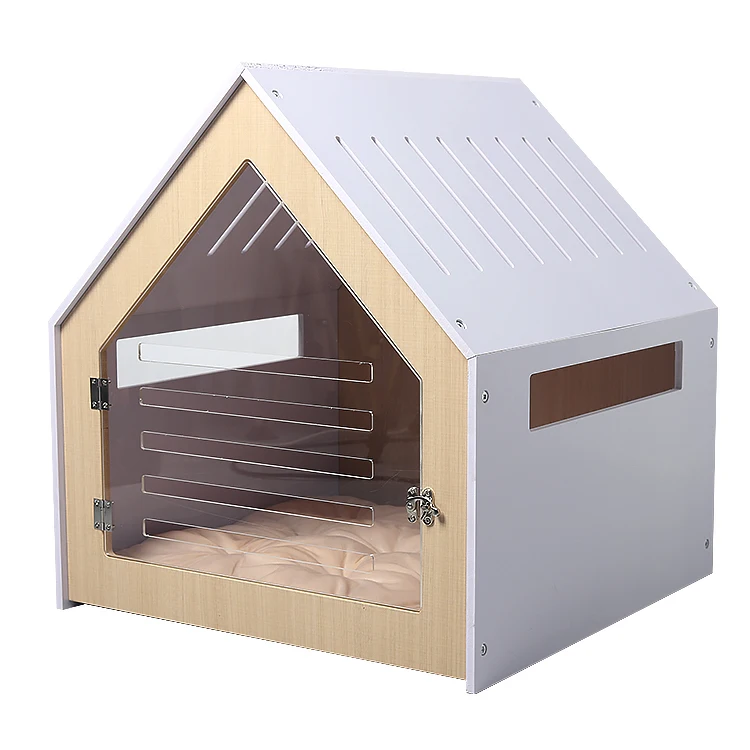 Factory Wholesale Cat And Dog Houses Pet Outdoor And Indoor Dog Furniture House Bed Wooden Dog Crate House