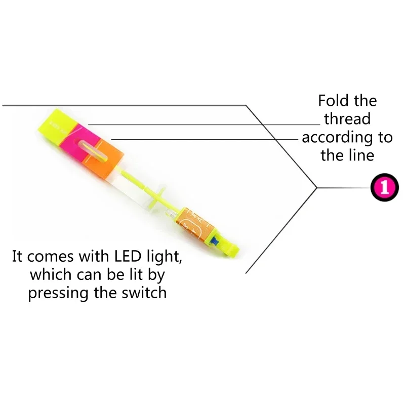 LEDライト矢印ロケット、ヘリコプタースリングショット、飛行機飛行おもちゃ、輪ゴム、カタパルト、竹、トンボギフト、面白いアウトドアスポーツ