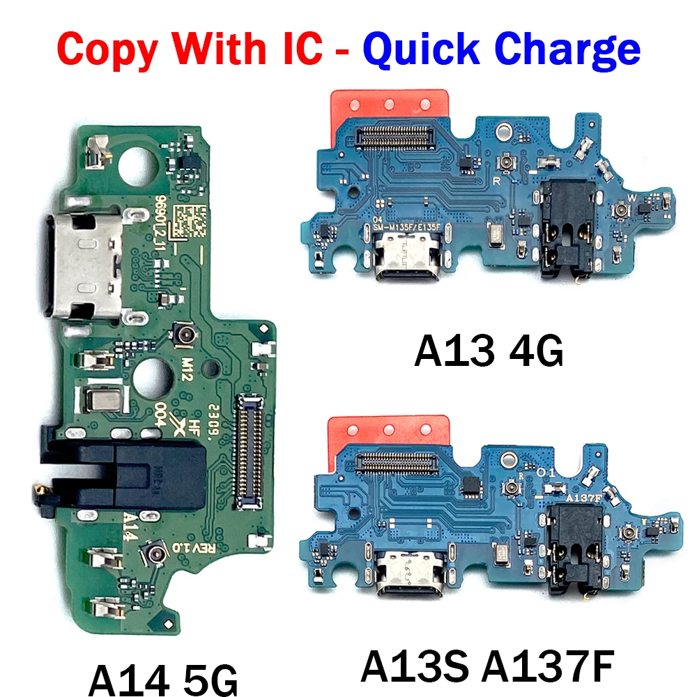 

For Samsung A13 A23 4G A04S A42 A53 A33 5G A13S A04E USB Micro Charger Charging Port Dock Connector Microphone Board Flex Cable