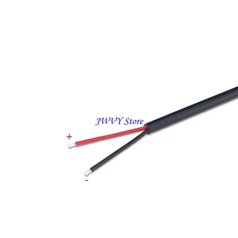 573A 5V Charging Cord Extension Wire for LED Light Fan Driving Recorder Power Supply Cable 2Pin Bare Wire 22AWG USB Male