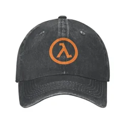 Niestandardowa bawełniana gorąca gra Half Life Lambda Logo Czapka z daszkiem Czapka z daszkiem Outdoor Męska damska czapka podróżna na każdą porę roku Regulowana czapka taty