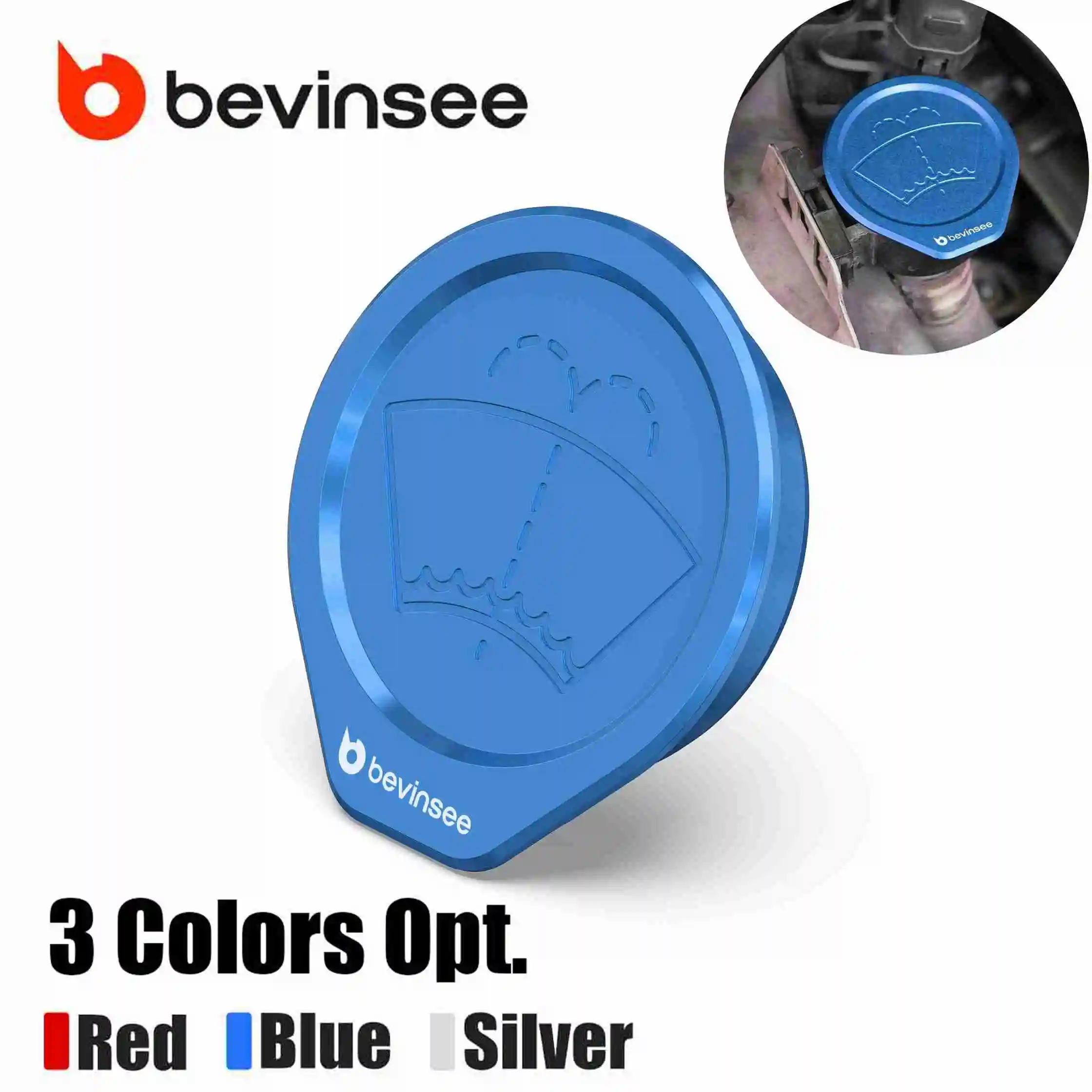 

Washer Fluid Reservoir Tank Bottle Cap for BMW E46 325i 330i 320i 323i 1999-2006 E46 320d 330d 2001-2006 61667007970