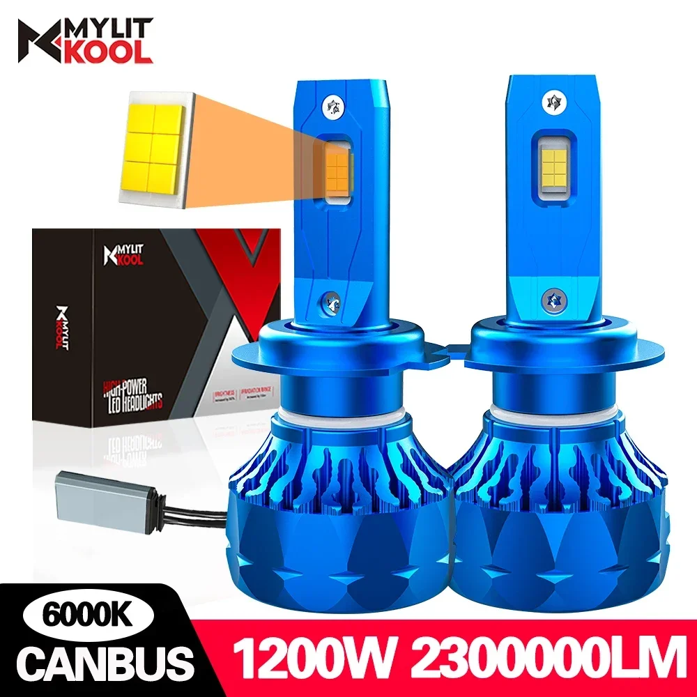 

H7 Светодиодные фары CANBUS Автомобильные фары Лампы 230000LM 110W H4 H1 H11 9005 HB3 9006 HB4 9012 Противотуманные фары 6000K 12V Автомобильные фары