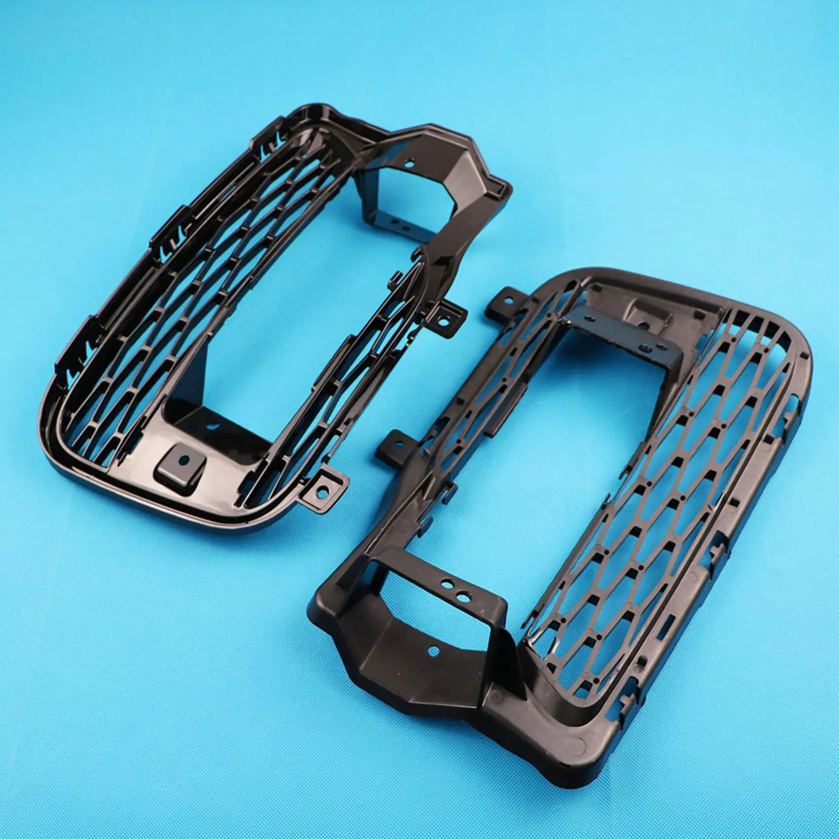 1Pair LR045034 LR045033 Car Front Fog Light Grilles Cover Bumper Lower Grill Trim For Land Rover Range Sport 2014-2017