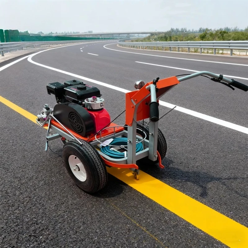 Professional Cold Paint Road Marking Machine Airless Road Line Marking Machine Hand Push For Urban Road Traffic Lines Customized