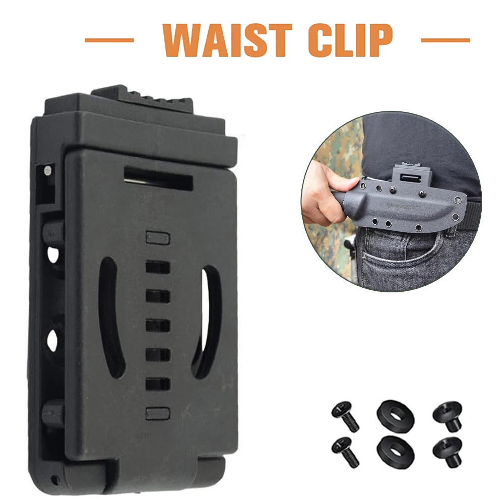 

Tactical Belt Clips Universal Utility Belt Clip Outdoor Loops Camping Knife Blade Lock Large with for Holsters