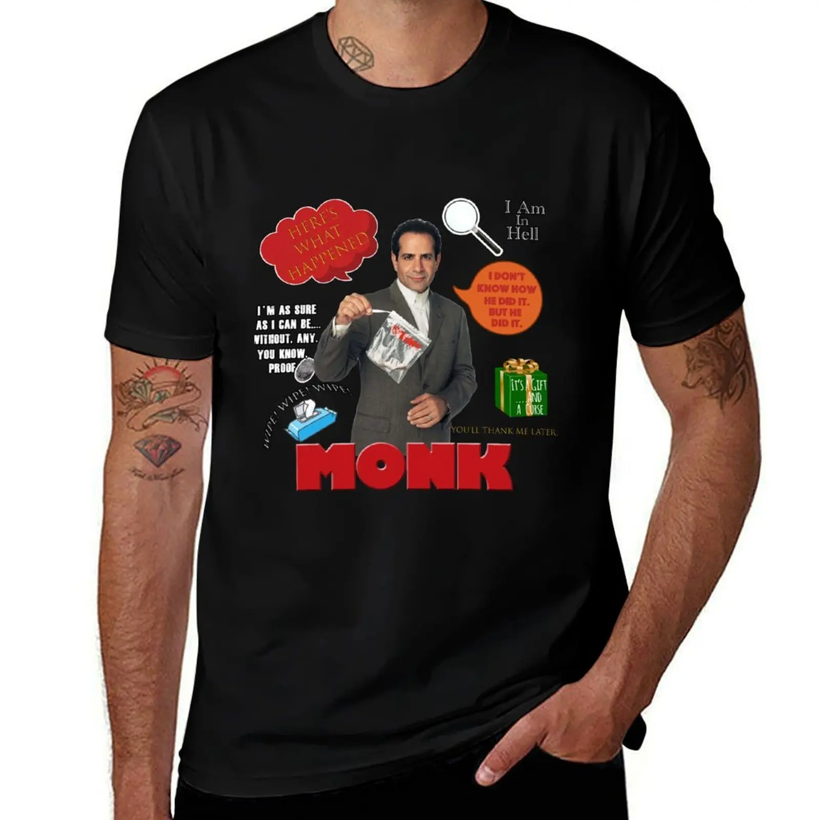 Monk Quotes T-Shirt Cool Feeling Summer Tee Shirt T-Shirt