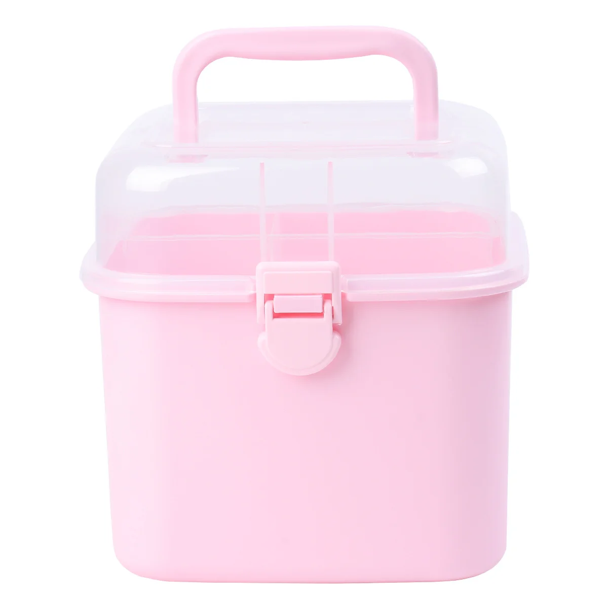 1Pcs Emergency Medicine Box Premium Plastic Multi Compartment Storage Container for Outdoor Indoor Use Latch