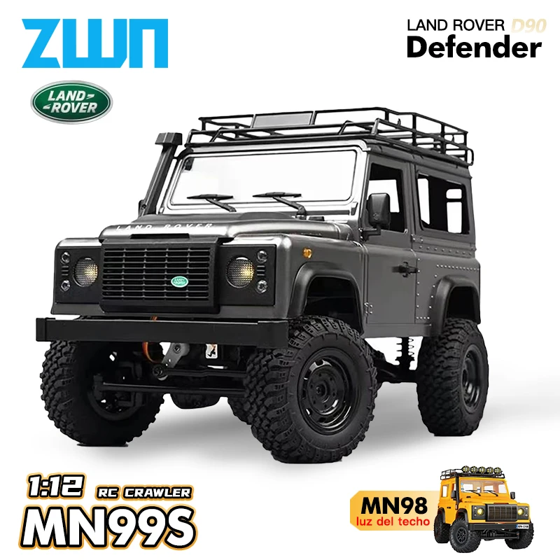 MN98 MN99S 2,4G RC coche 1/12 MN modelo RTR versión Rock Crawler Defender 4x4 todoterreno camión juguetes de Control remoto para regalo de chico