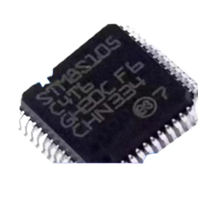100% منتجات جديدة عالية الجودة STM8S105C4T6 STM8S105 LQFP-48 STM8S105C4T6TR MCU