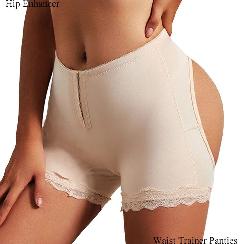 

Butt Lifter Shorts Briefs Women Body Shaper Control Panties Mid Waist Sexy Ass Lift Up Panty Boyshorts Buttock Open Hip Booty