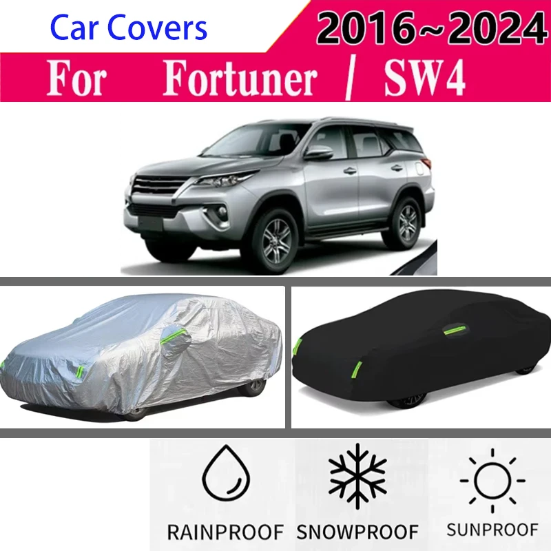 

for Toyota SW4 Furtuner N150 160 2016~2024Full Car Covers Outdoor Sun Anti UV Rain Snow Dust Protection Oxford Cloth Accessories