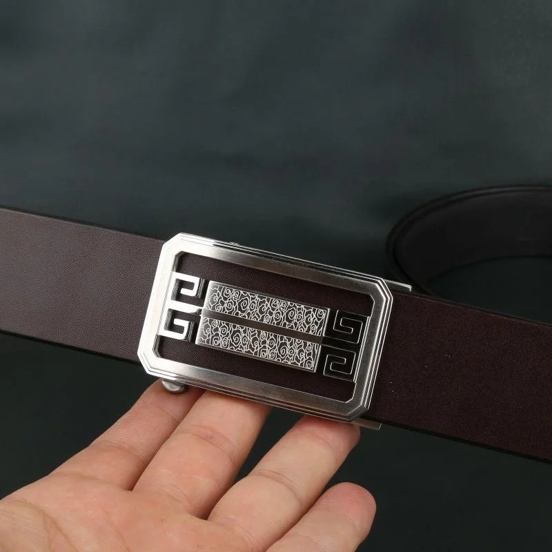 handmade-new-4g-coffee-colored-men's-double-loop-genuine-cow-leather-belt-with-head-layer-cowhide-belt-and-304-stainless-steel-t