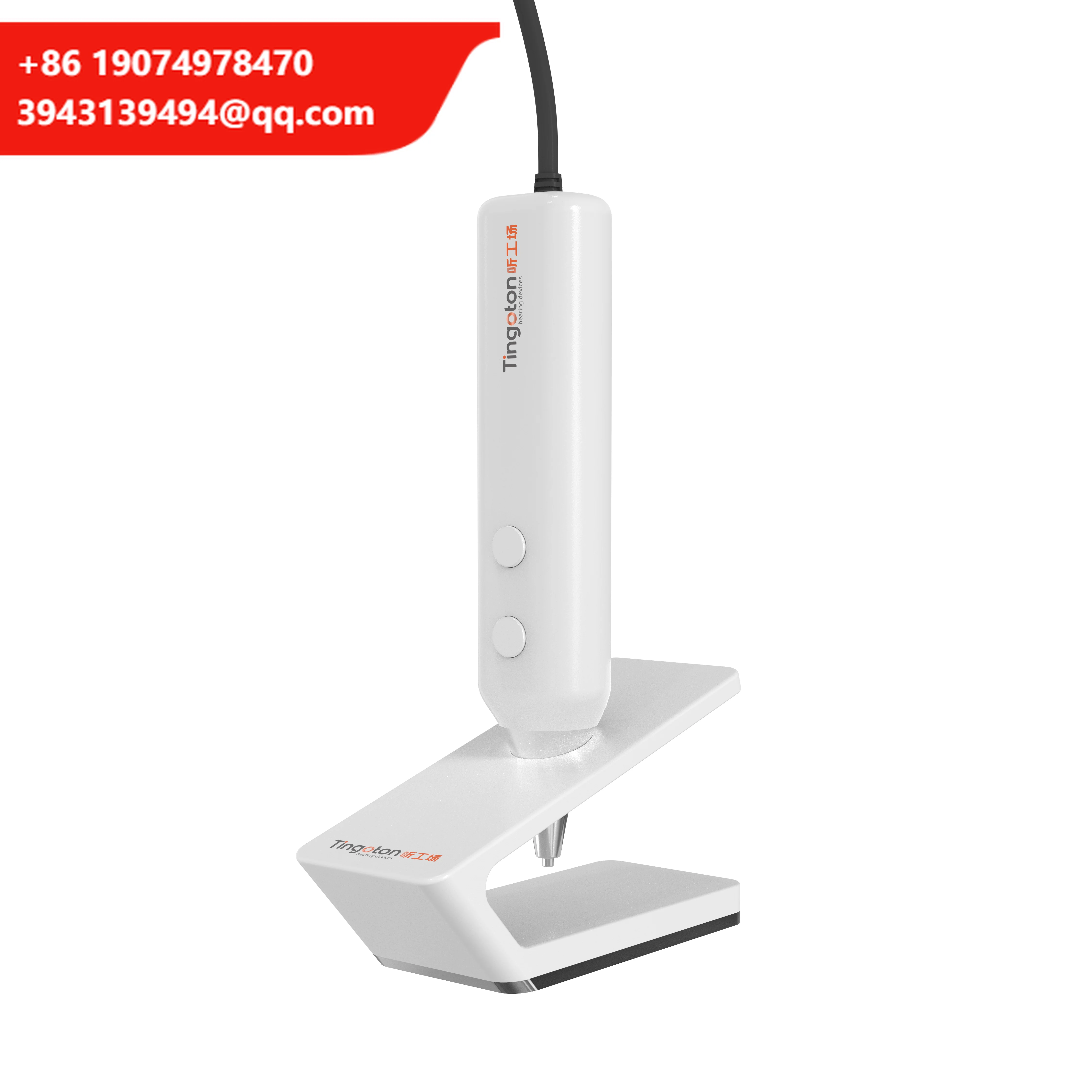 

Tingoton Design Digital Ear Otoscope Camera With USB Adjustable LED Light Source 30FPS Black White Color MJPG Easy To Operate
