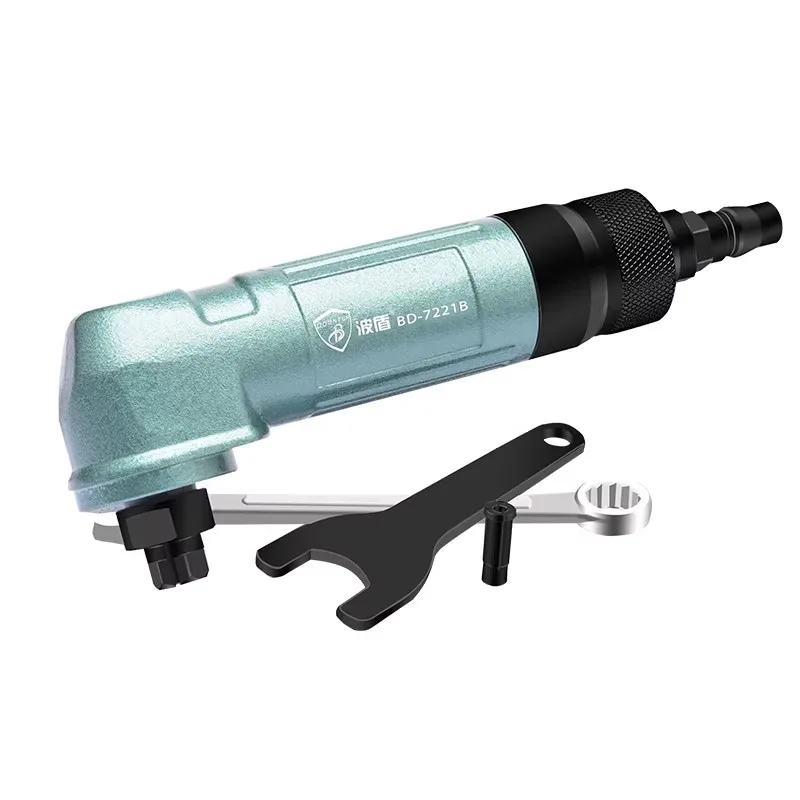 Bodun Pneumatic Elbow Grinder L-Type Grinding and Polishing Machine Air-Powered High-Speed Sanding Machine Lightweight Bd-7221